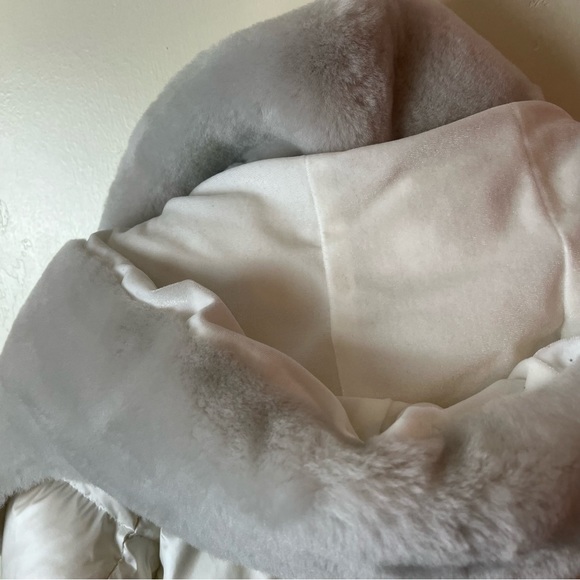 NWT Dawn Levy Phoenix shearling jacket in Chiffon white XS - Picture 11 of 16